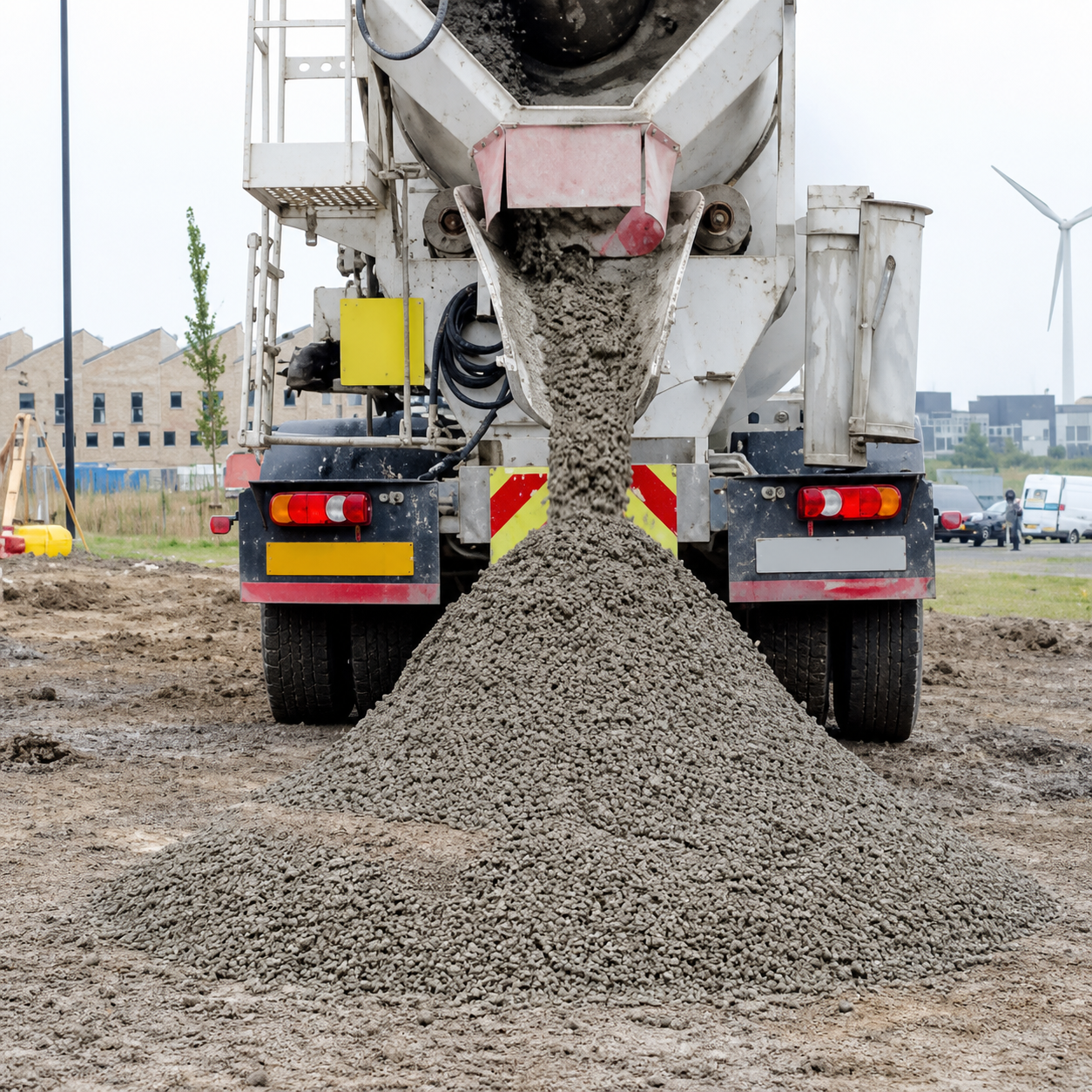 EN 206-compliant ready-mix concrete produced at Atlas TCHAD's Gassi plant